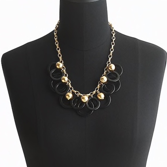 J.crew Beaded hoop necklace, NWT, Pink - Picture 3 of 8